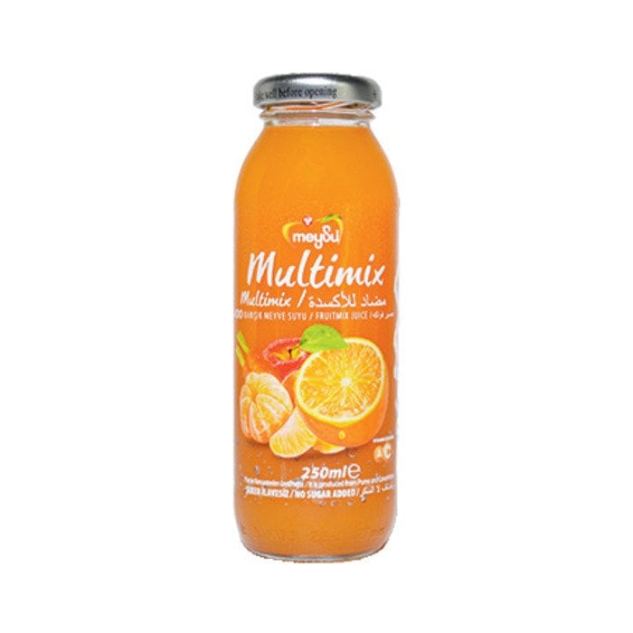 Meysu %100 250 Ml Multimix Karışık Meyve Suyu Cam